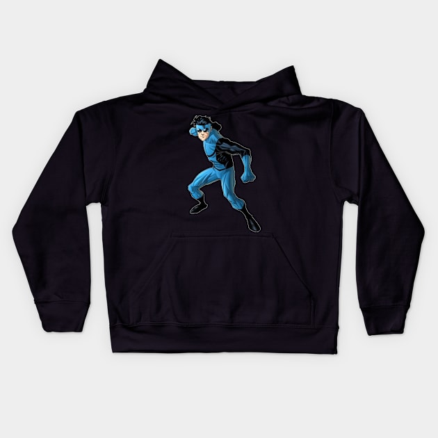 invincible stckr Kids Hoodie by super villain